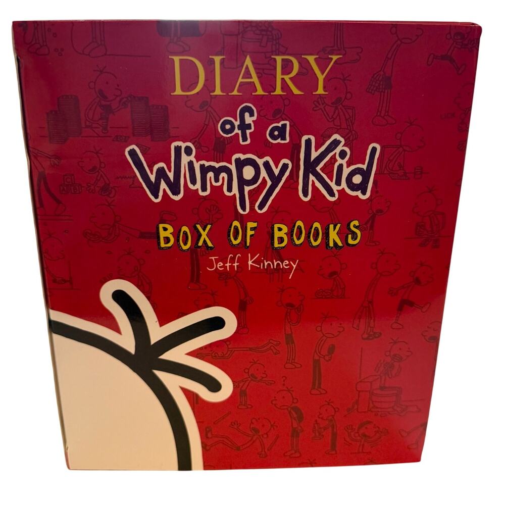 Diary Of A Wimpy Kid Box Of Books Box Set Paperback Books 1-12 Jeff Kinney New - Picture 5 of 7